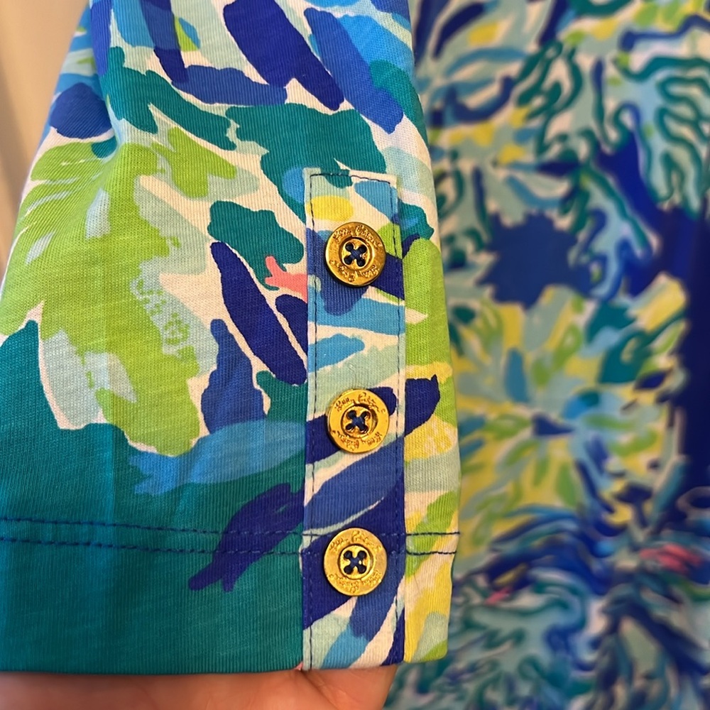 Lilly Pulitzer RIVA Dress - WADE AND SEA. Size Medium - Picture 3 of 8